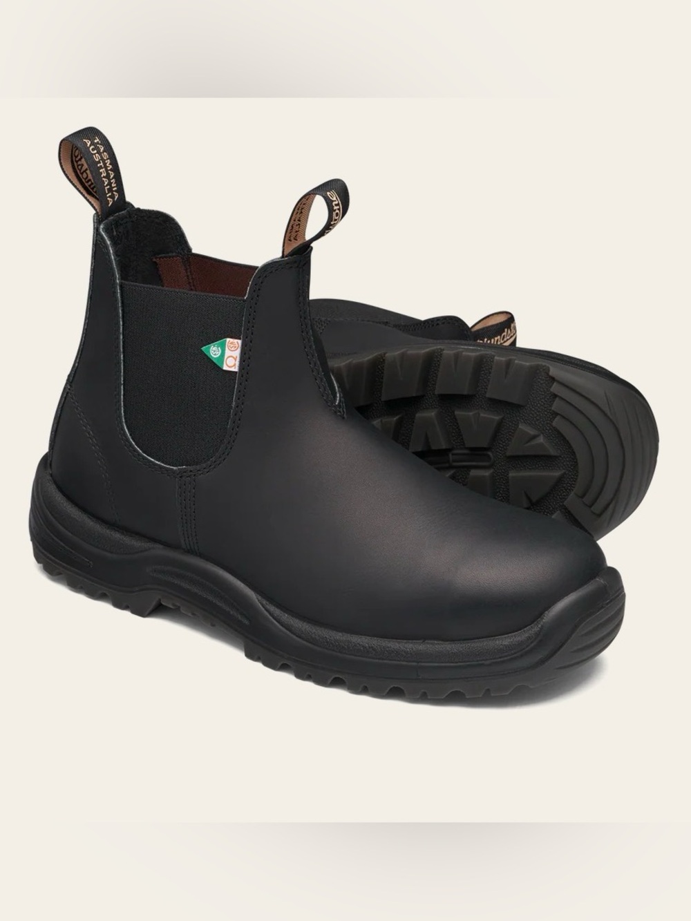 NWOT Blundstone Work & Safety #163 Black Chelsea Boots